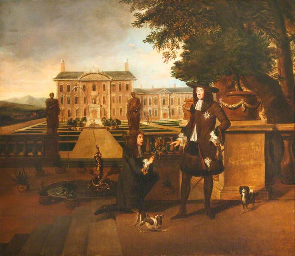 Charles II presented with a Pineapple