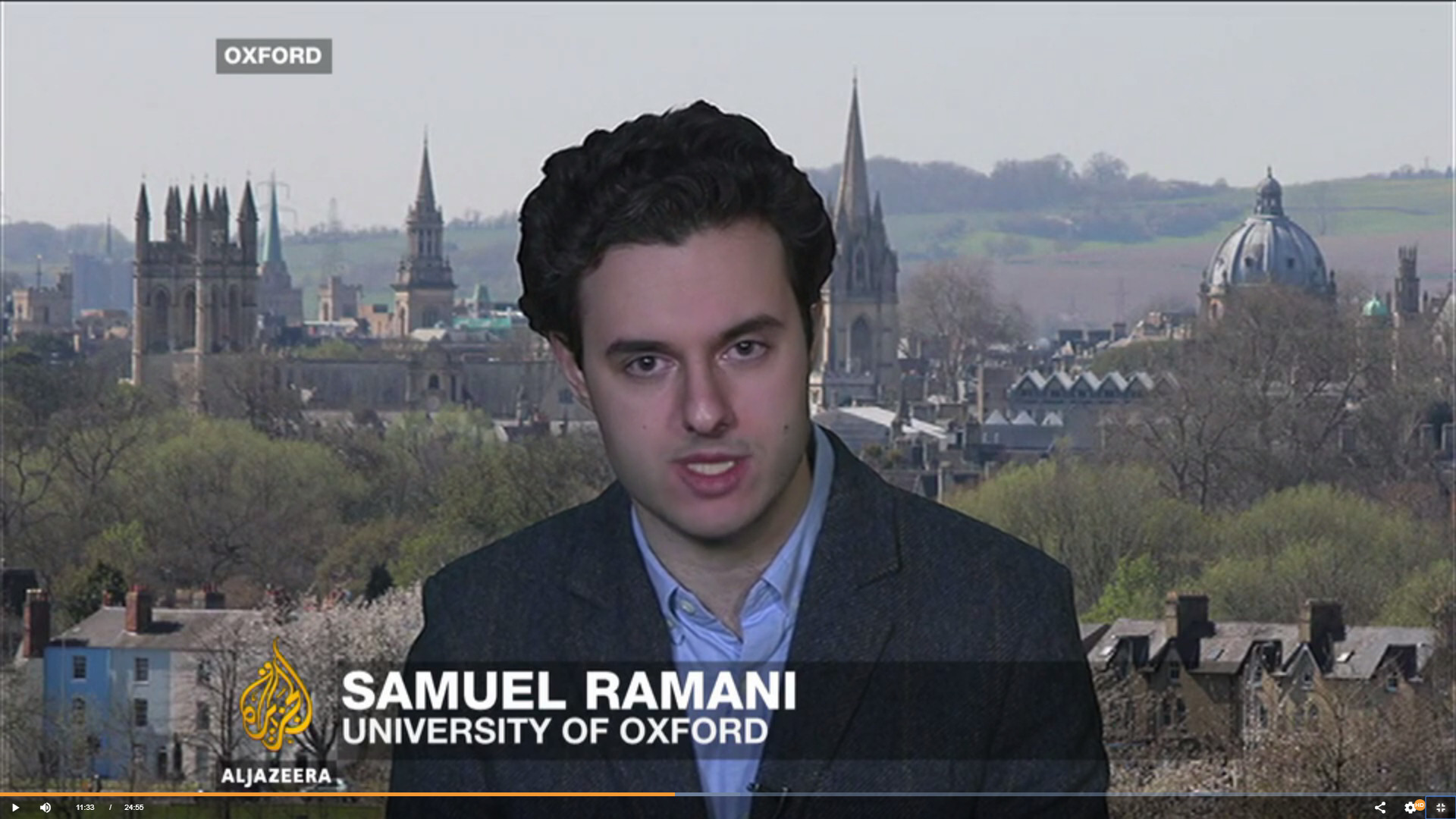 Samuel Ramani talks to Aljazeera about Putin and Syria DPIR