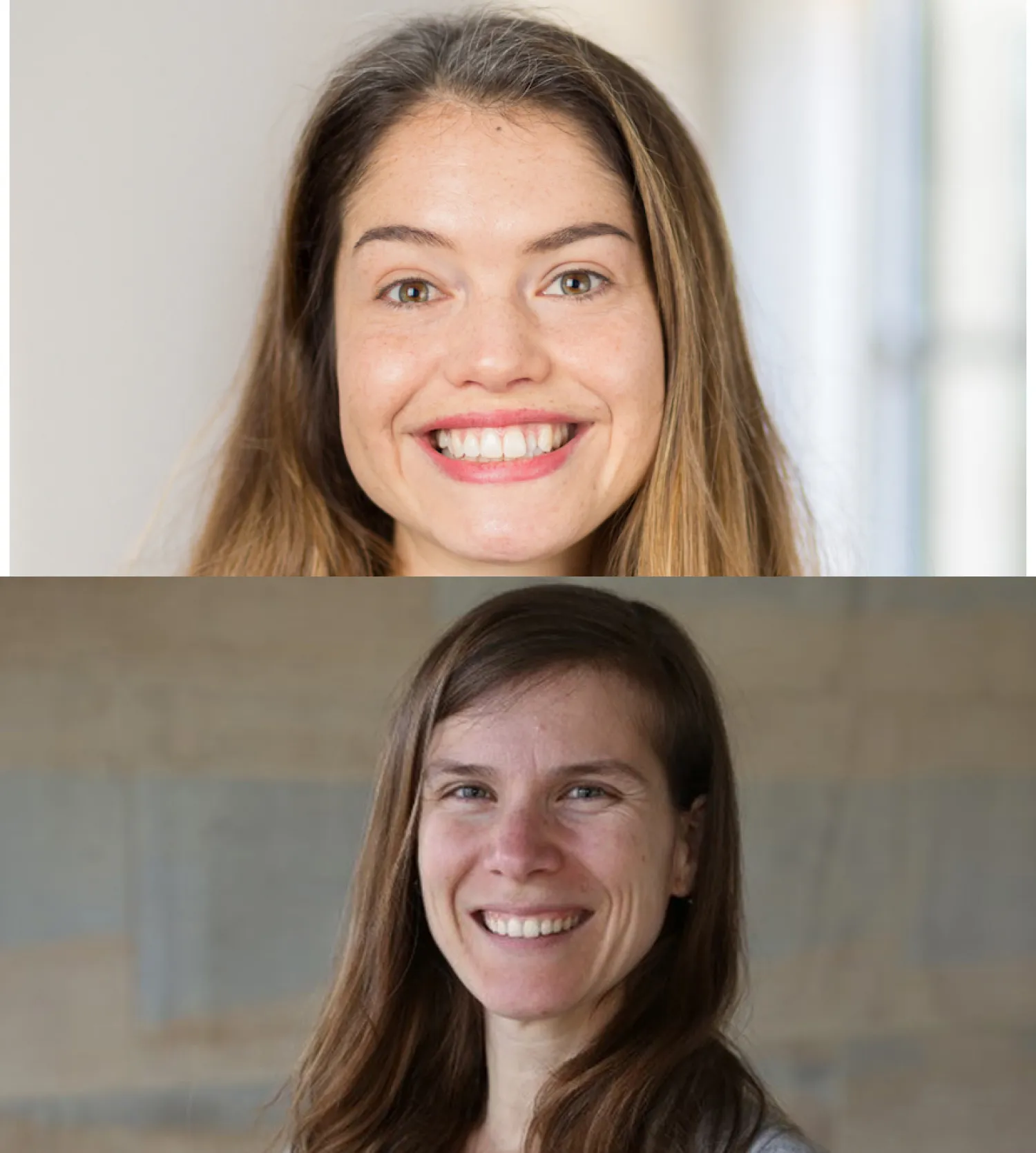 Hayley Pring (top) and Federica Genovese (bottom)