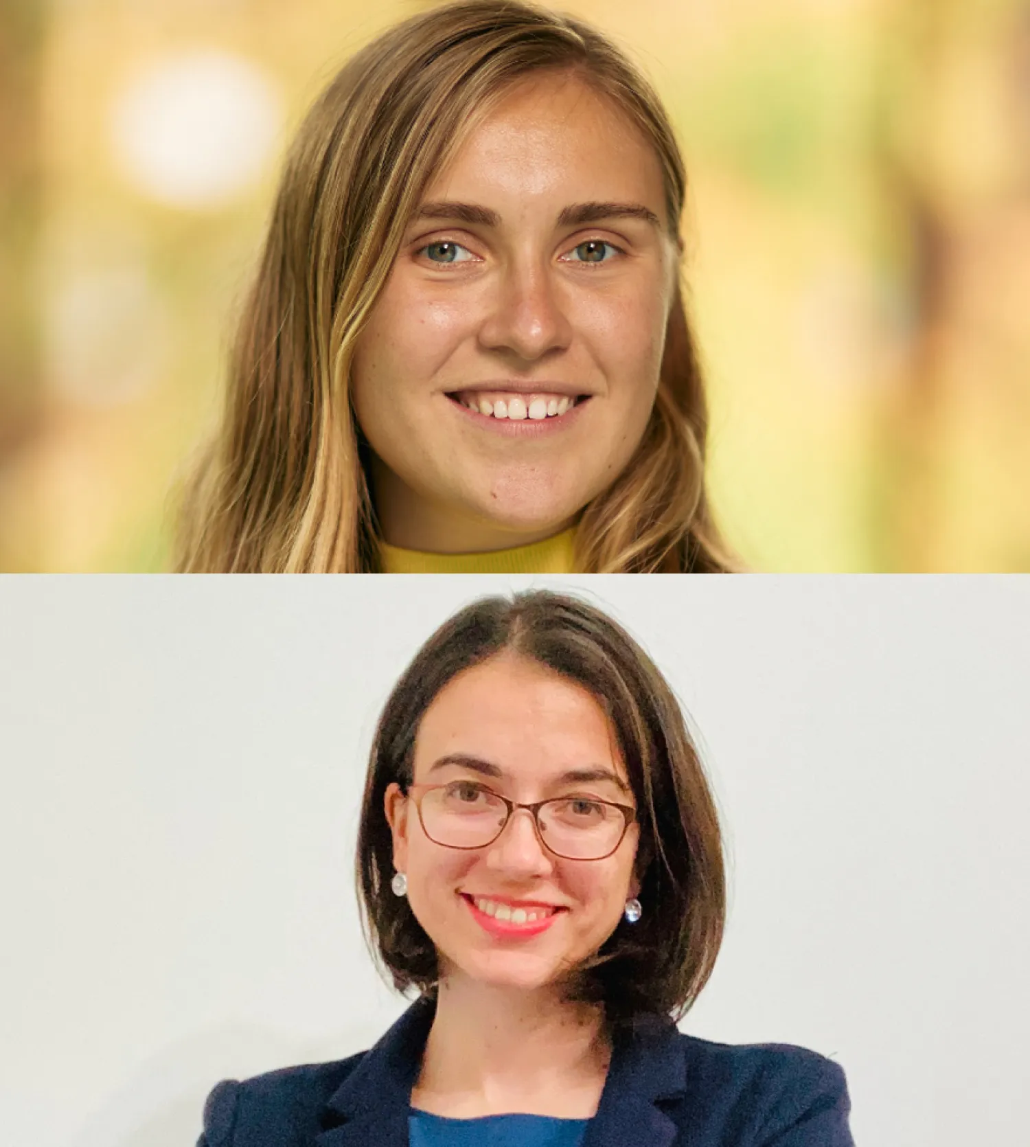 Ekaterina Rebinskaya (top) and Katerina Tertytchnaya (bottom)