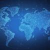 World map illustrating networks