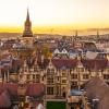 View of Oxford's rooftops from St Mary's Church