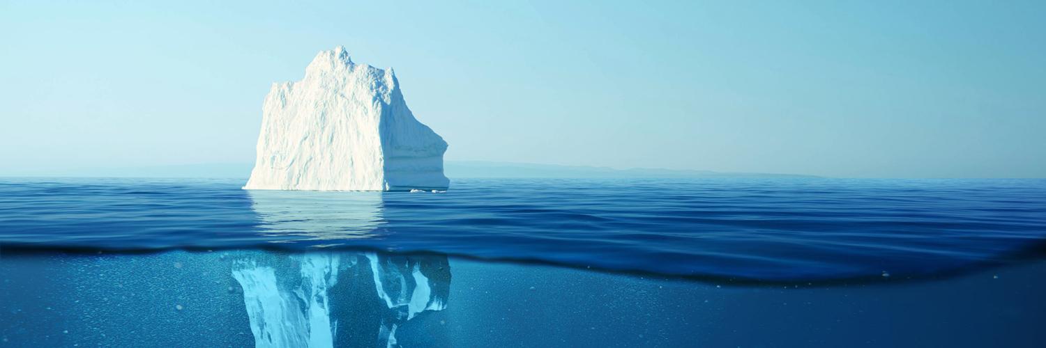 Iceberg in water