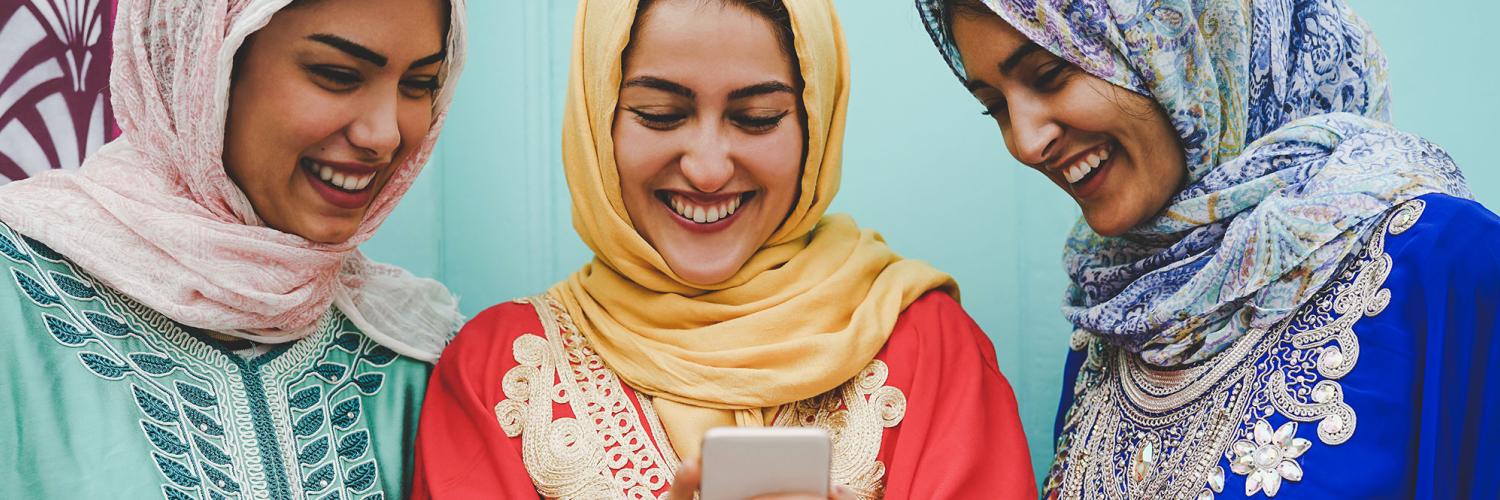 A group of women smiling