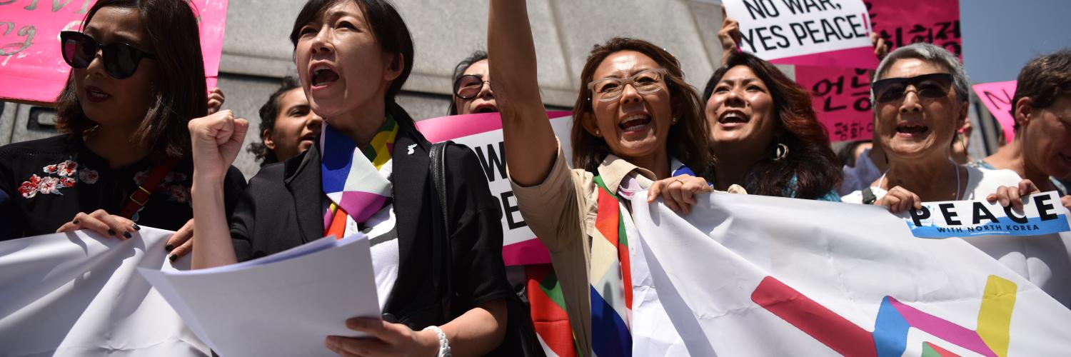 Image of group of people protesting