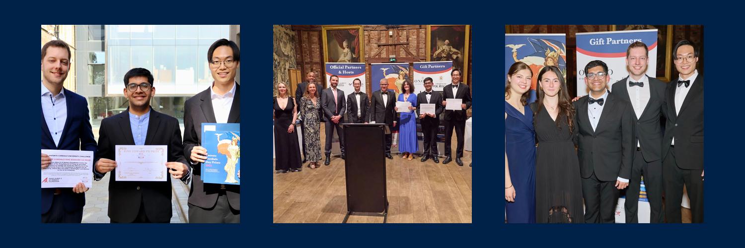 Entente Cordiale University Challenge winners - montage photo