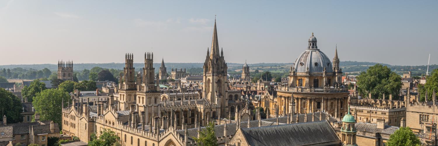 image of Oxford skyline showing various buildings