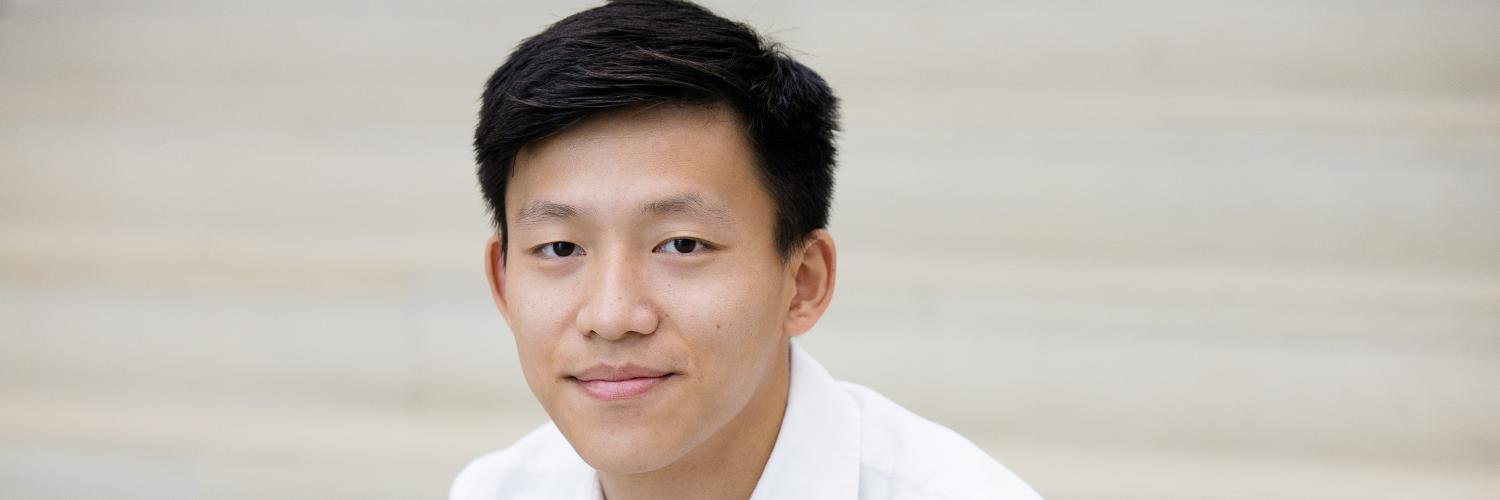 Image of a man wearing a white shirt