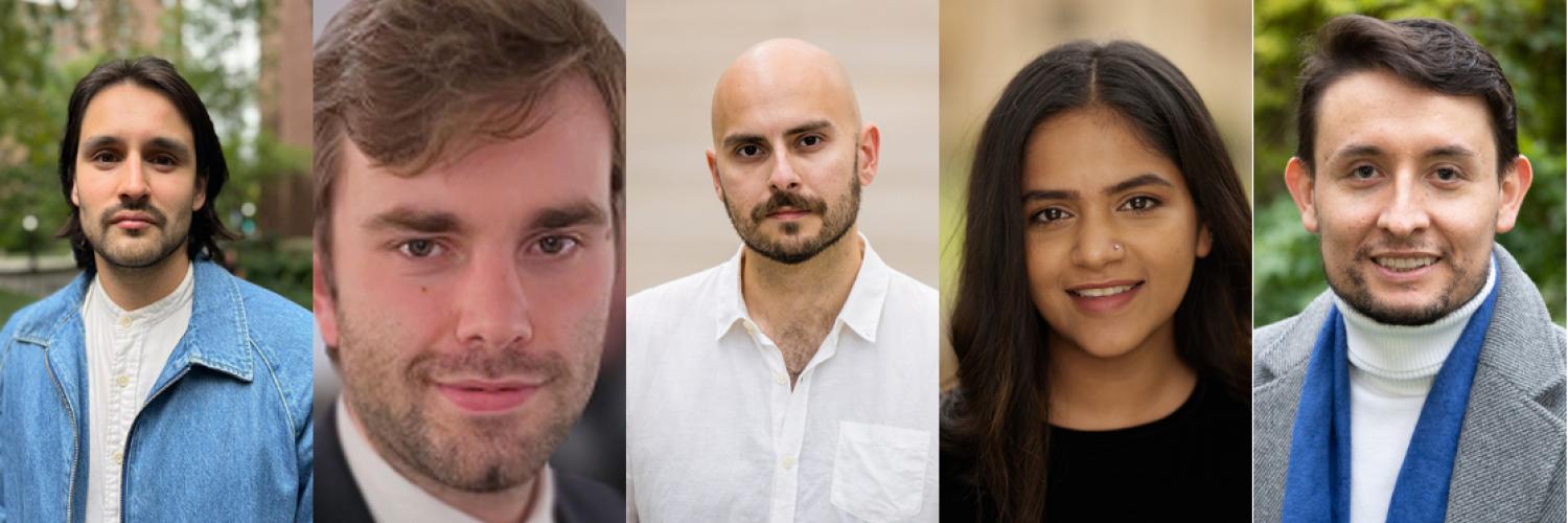 montage of five photos of Job Market Candidates 2025-26