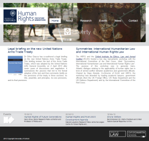 Human Rights for Future Generations website launch