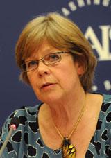 Professor Anne Deighton talks at the launch of the Chatham House Online Archive