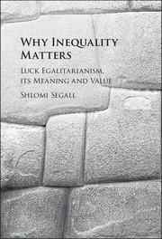 'Why Inequality Matters' by Shlomi Segall