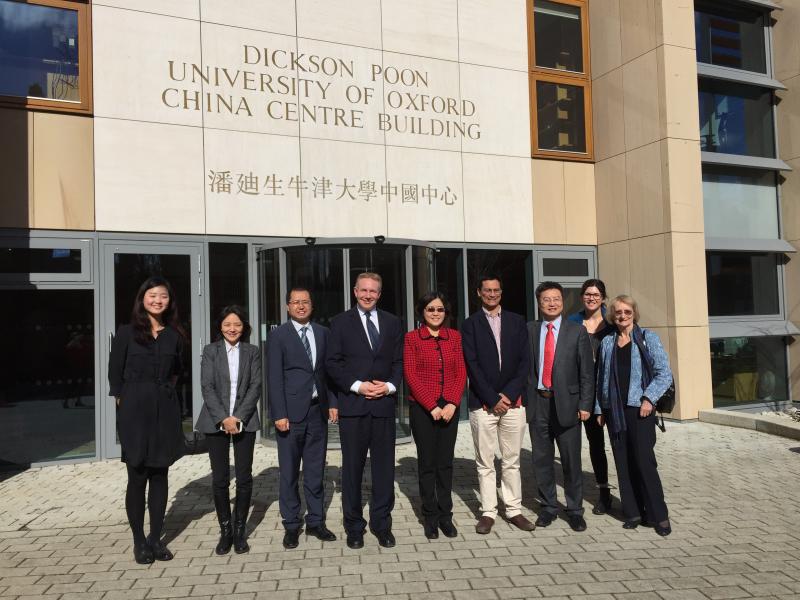 Department members meet the United Nations Association of China