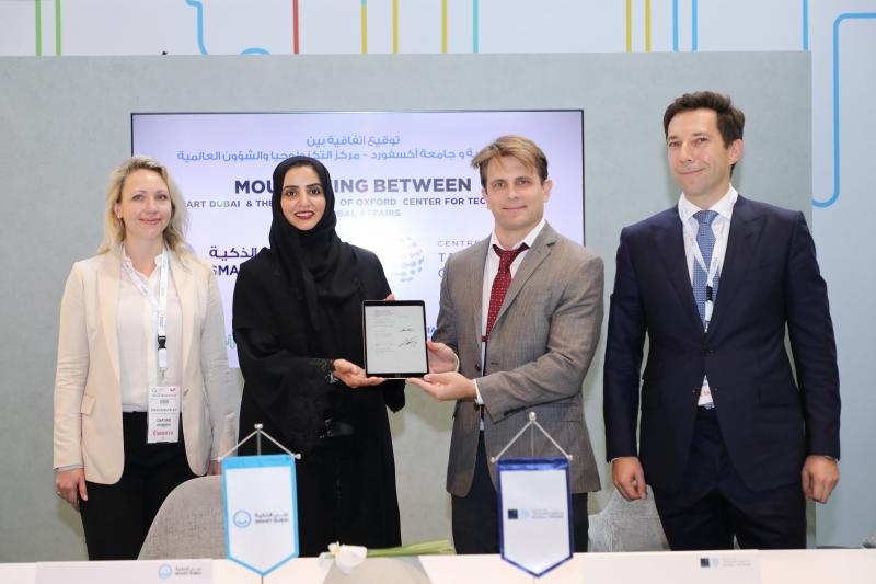 Smart Dubai and University of Oxford’s Centre for Technology and Global Affairs Sign Partnership Agreement