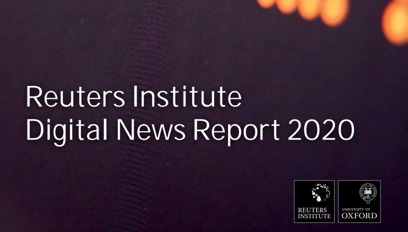 RISJ's Digital News Report 2020 out now