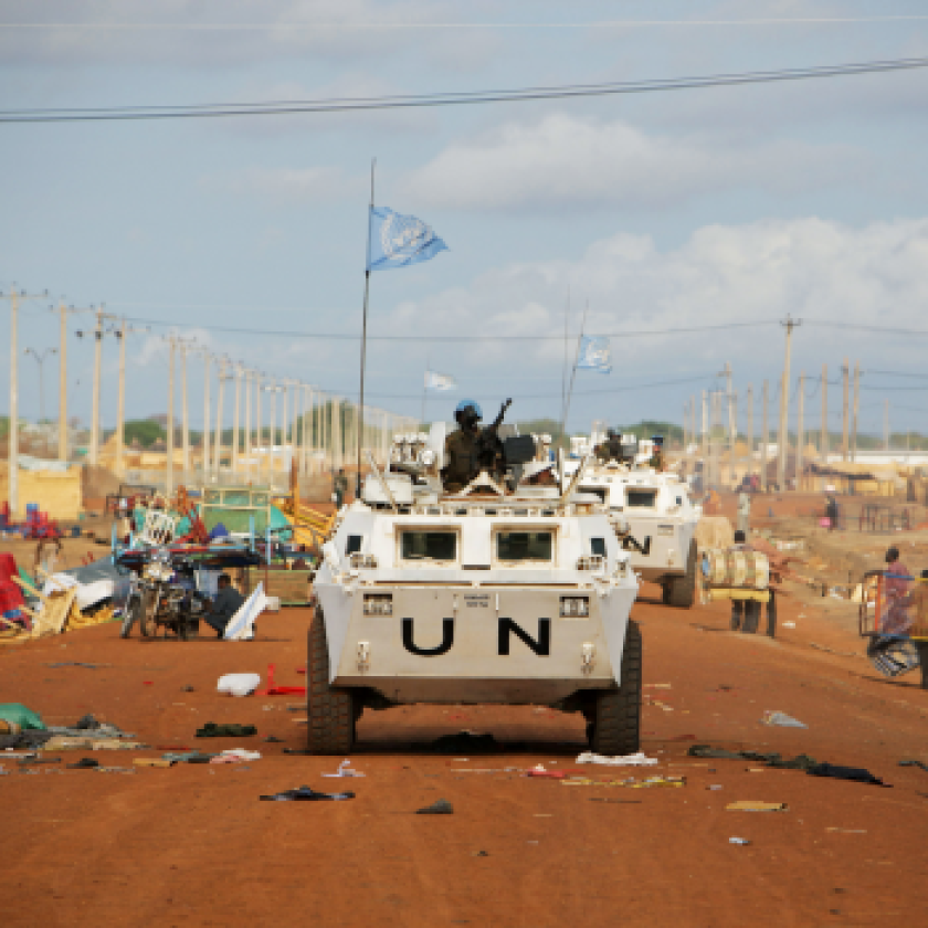 image of a UN vehicle