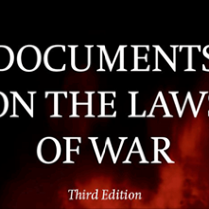 Documents on the Laws of War cover image
