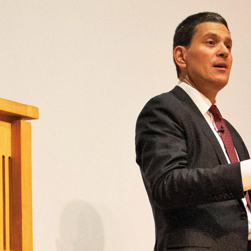 David Miliband delivers the 2019 Fulbright Lecture