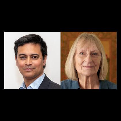 (left to right - Rana Mitter and Rosemary Foot)