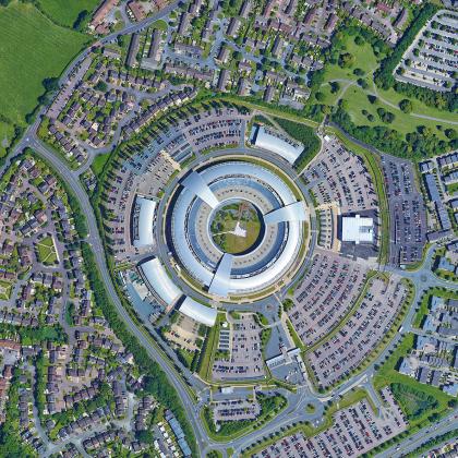 GCHQ building from above
