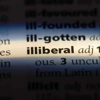 'ill-gotten' and 'illiberal words' highlighted in a dictionary