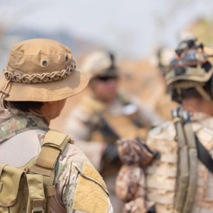 A group of soldiers in uniform