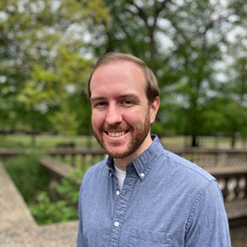 Image of a man smiling at camera