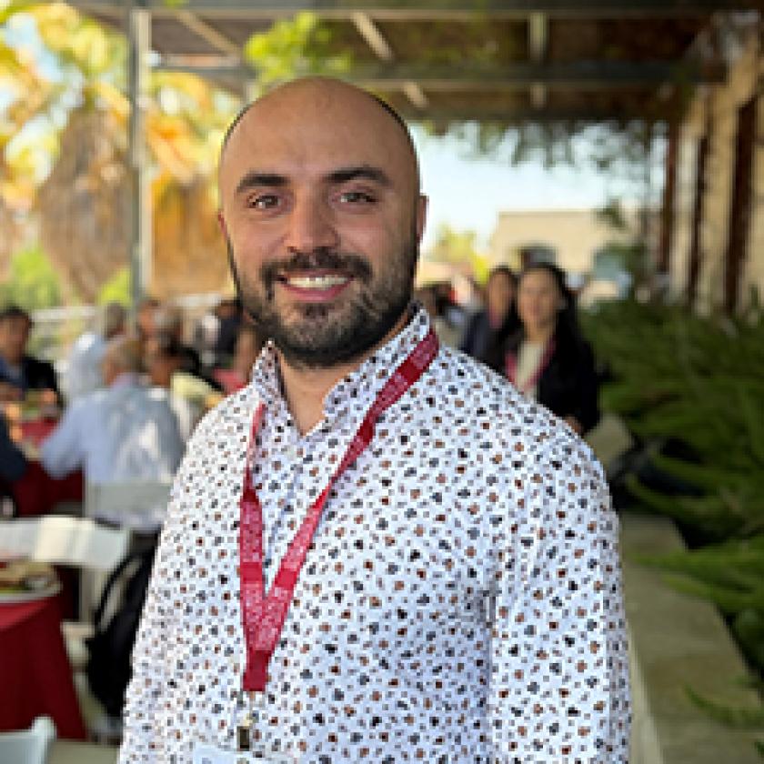 Image of a man smiling at camera