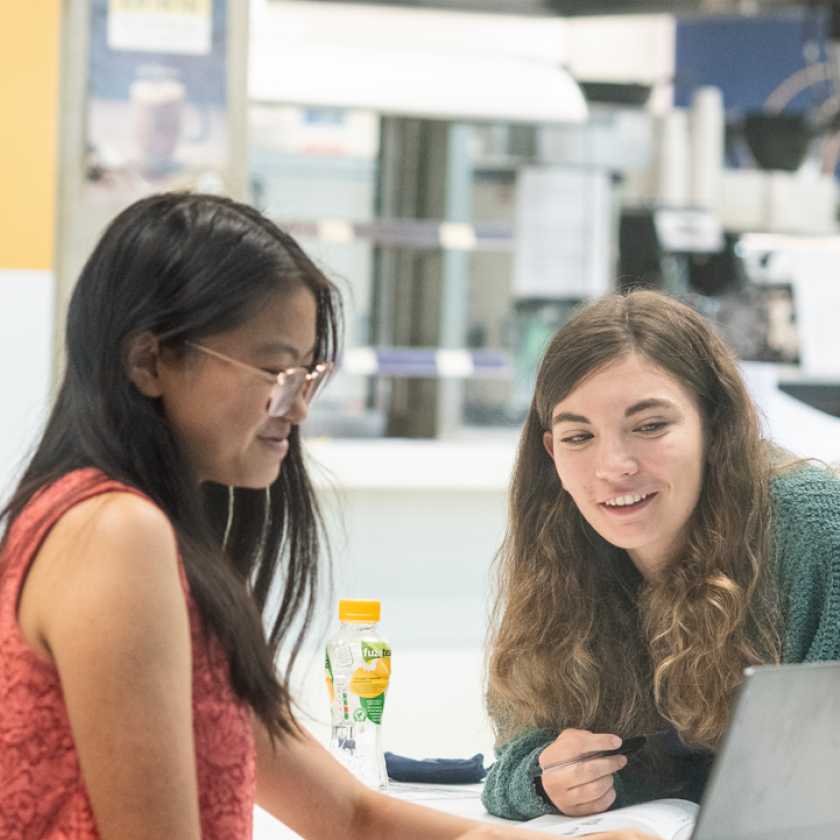 An Image of two students