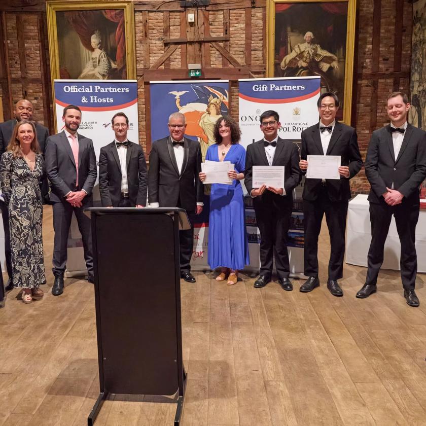 Entente Cordiale University Challenge winners
