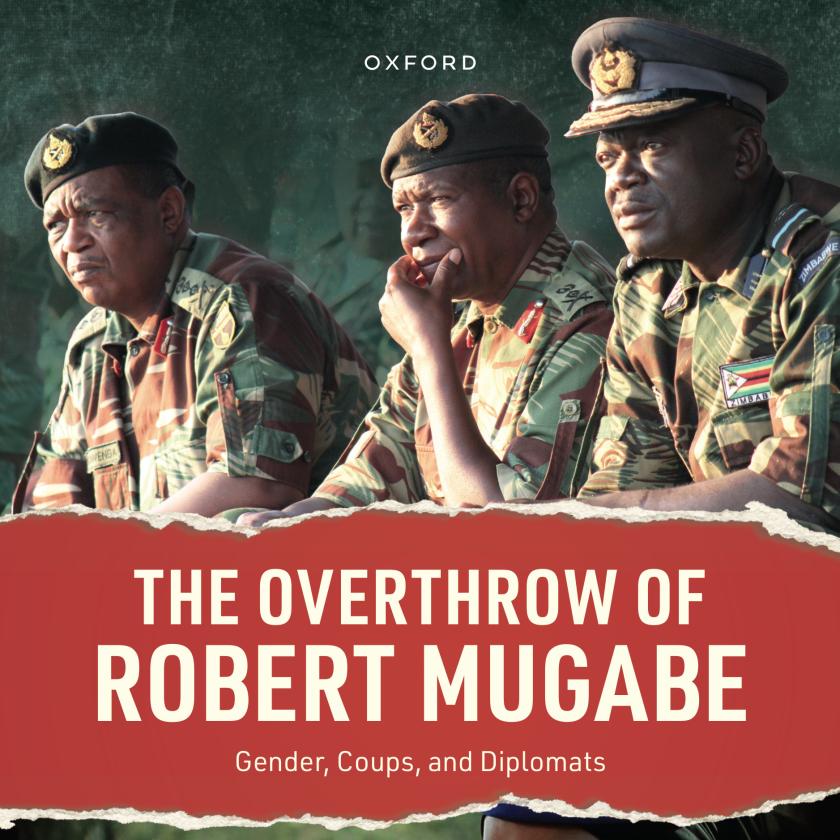 book cover showing military generals that staged the coup that removed Robert Mugabe from power in 2017