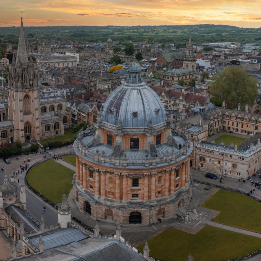 aerial image of Oxford