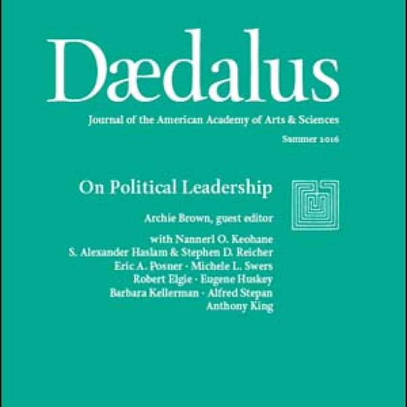 Archie Brown guest edits Dædalus summer issue on political leadership
