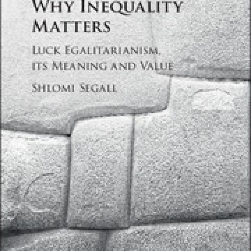 'Why Inequality Matters' by Shlomi Segall