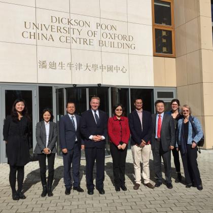 Department members meet the United Nations Association of China