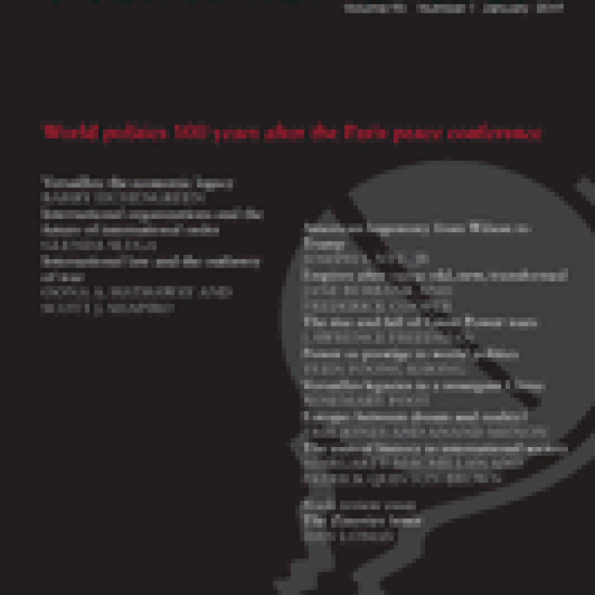 Latest issue of International Affairs journal guest-edited by DPhil student