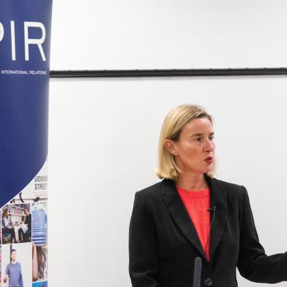 Federica Mogherini delivers the 2019 Cyril Foster Lecture