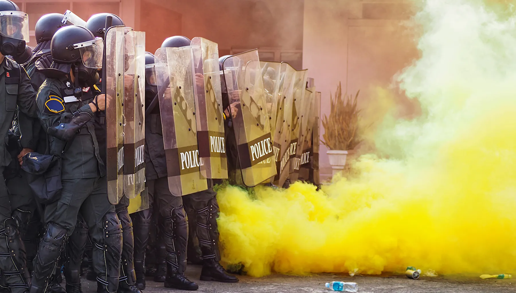 Riot police