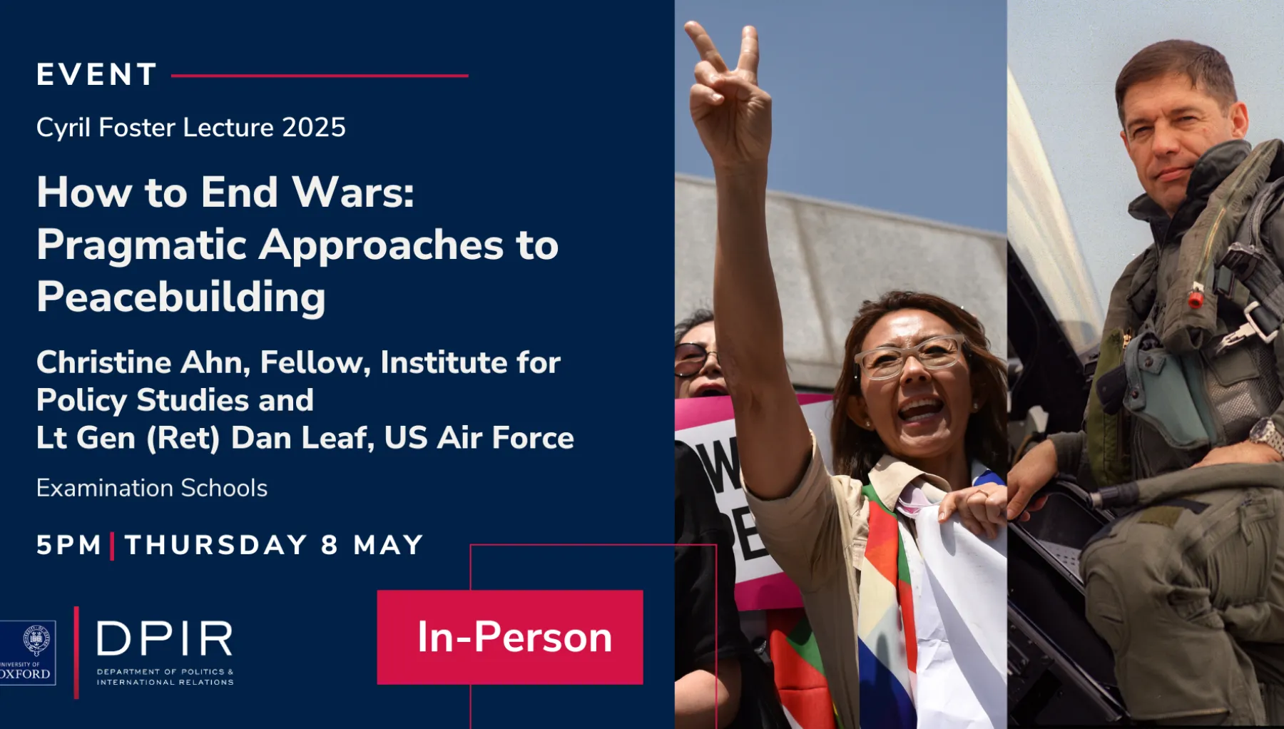 Cyril Foster Lecture 2025 event banner