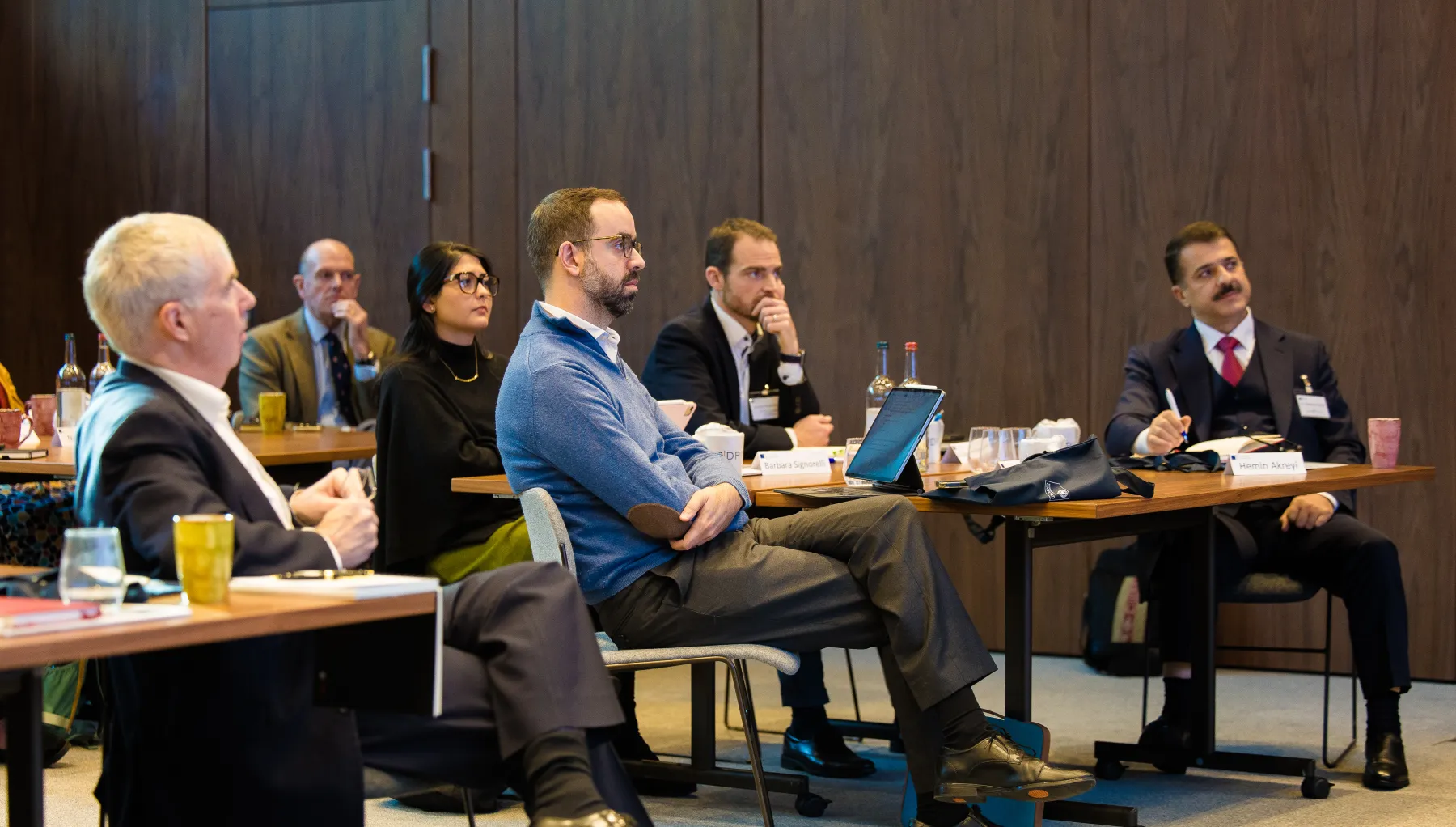 Image of a audience of people in a lecture