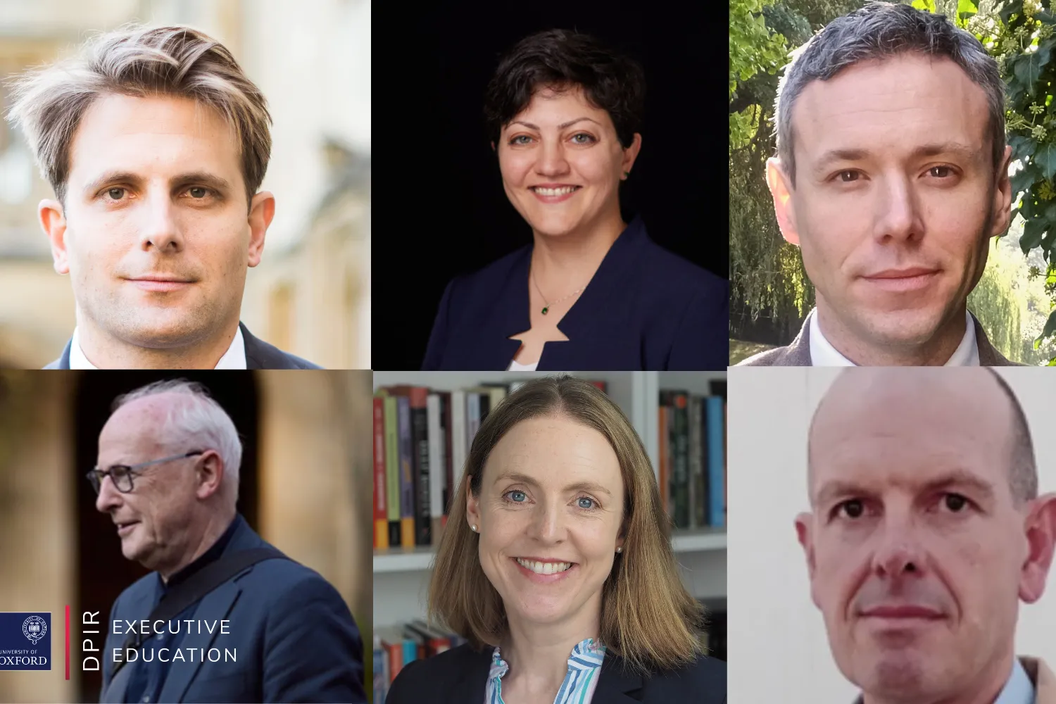 montage of six images of the Executive Education 2026 tutors