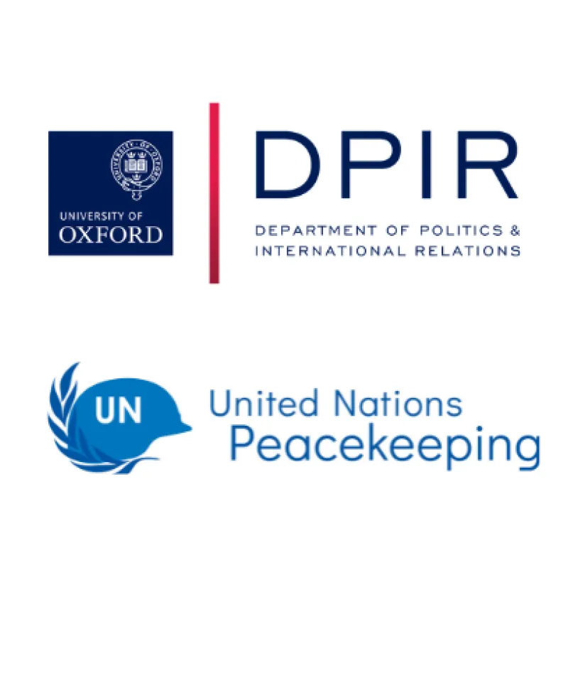 DPIR logo above the UN Dept of Peace Operations logo